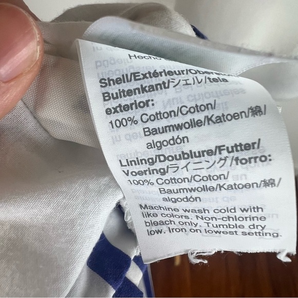 J. CREW Sleeveless tiered popover dress in mixed stripe Size S 100% Cotton - Picture 5 of 5